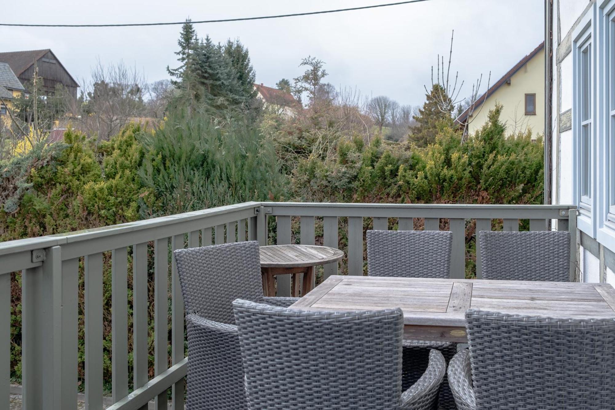 Apartmenthaus Brunnenhof Papstdorf Exterior foto